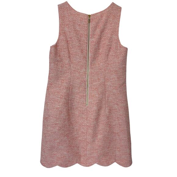 Southern Tide - Sleeveless Shift Dress Scalloped Hem-Shell Pink-Size 8-NWT - Picture 6 of 8